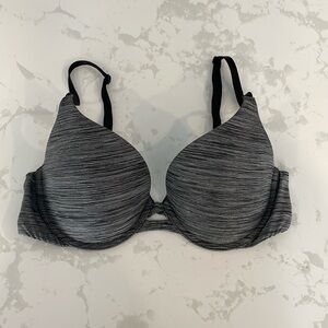 Heathered Grey Perfect Shape Push Up Bra